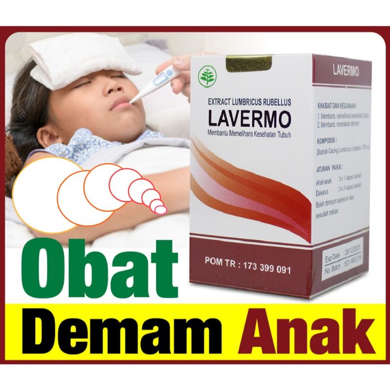 Jual Lavermo Vermint Kapsul Ekstrak Cacing Original Bpom Extract