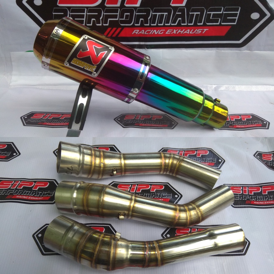 Jual Knalpot Akrapovic Lorenzo Pelangi Slip On New Cb150 Cbr150