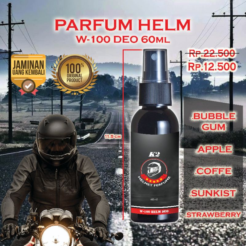 Jual PARFUM HELM PENGHILANG BAU ANTI BAKTERI ANTI JAMUR ORIGINAL K2