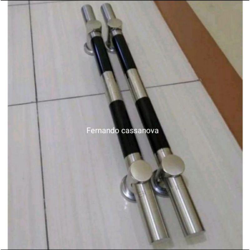 Jual Handle Pintu Gagang Pintu Stainless Motif Suling Bulat Panjang