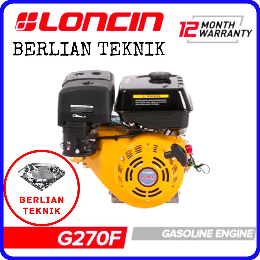 Jual Mesin Penggerak Bensin Engine Gasoline Loncin G 270 F 9 HP