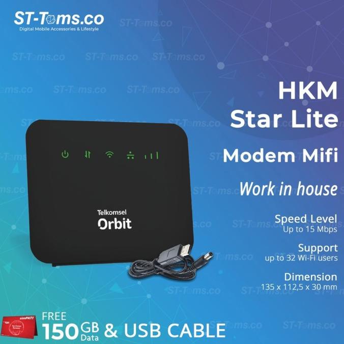 Jual HKM 0126 HKM0126 Orbit Star Lite Telkomsel Modem WiFi 4G