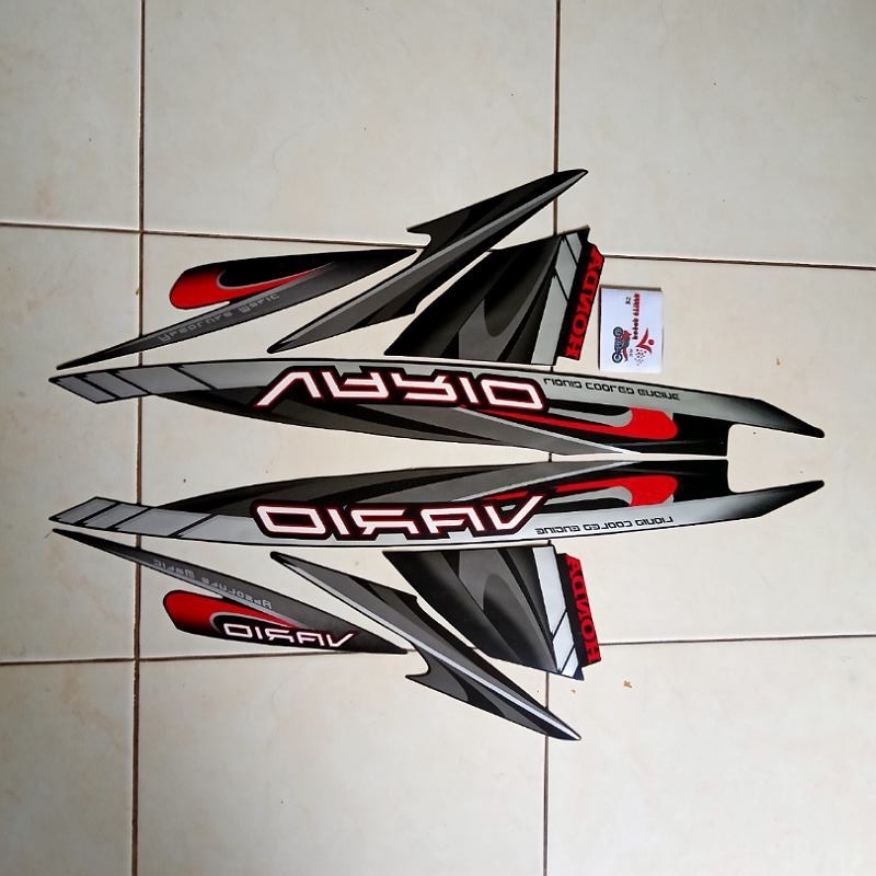 Jual Stiker Striping Motor Honda Vario Cw Hitam Shopee Indonesia