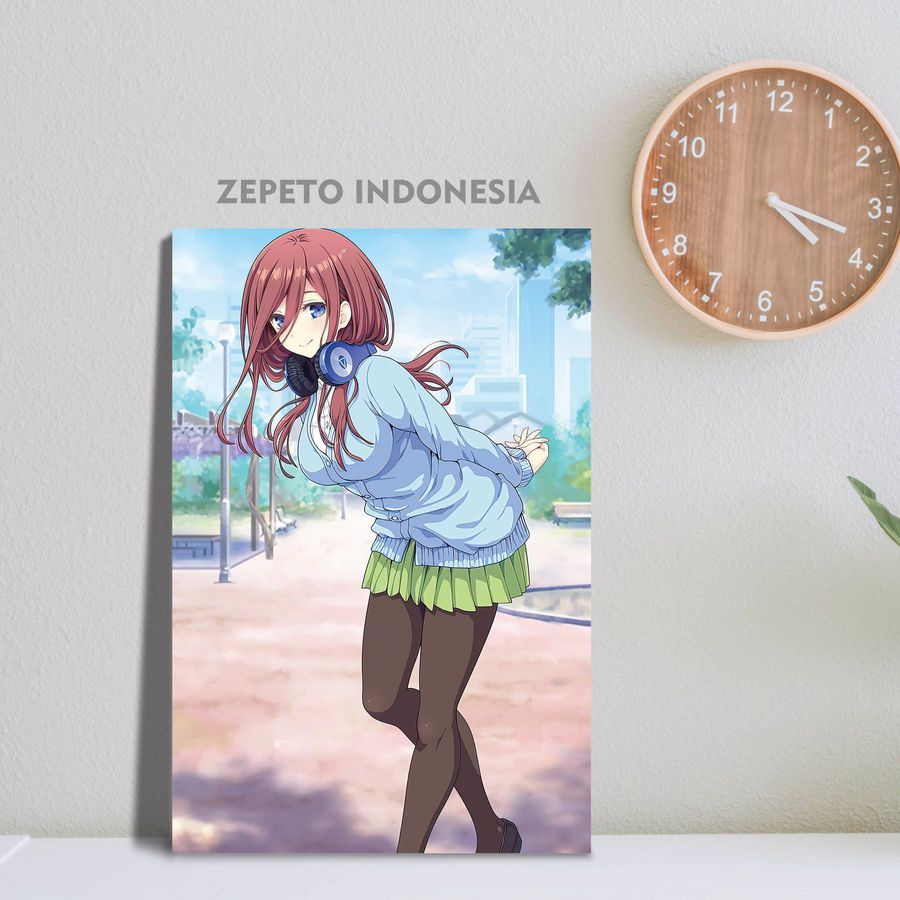 Jual Hiasan Kamar Cowok Miku Nakano Cute Gotoubun X R Vwf Bxwx