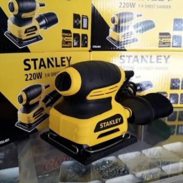 Jual Mesin Amplas 220W 1 4 Sheet Sander STEL401 Stanley Shopee