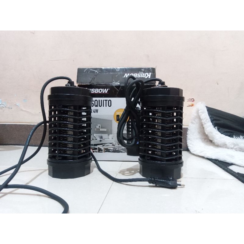 Jual Krisbow Mosquito Killer Twin Watt Alat Perangkap Nyamuk Pcs