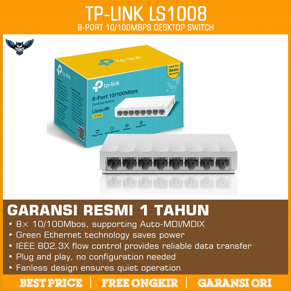 Jual Tp Link Ls Port Mbps Desktop Network Switch Hub Ls