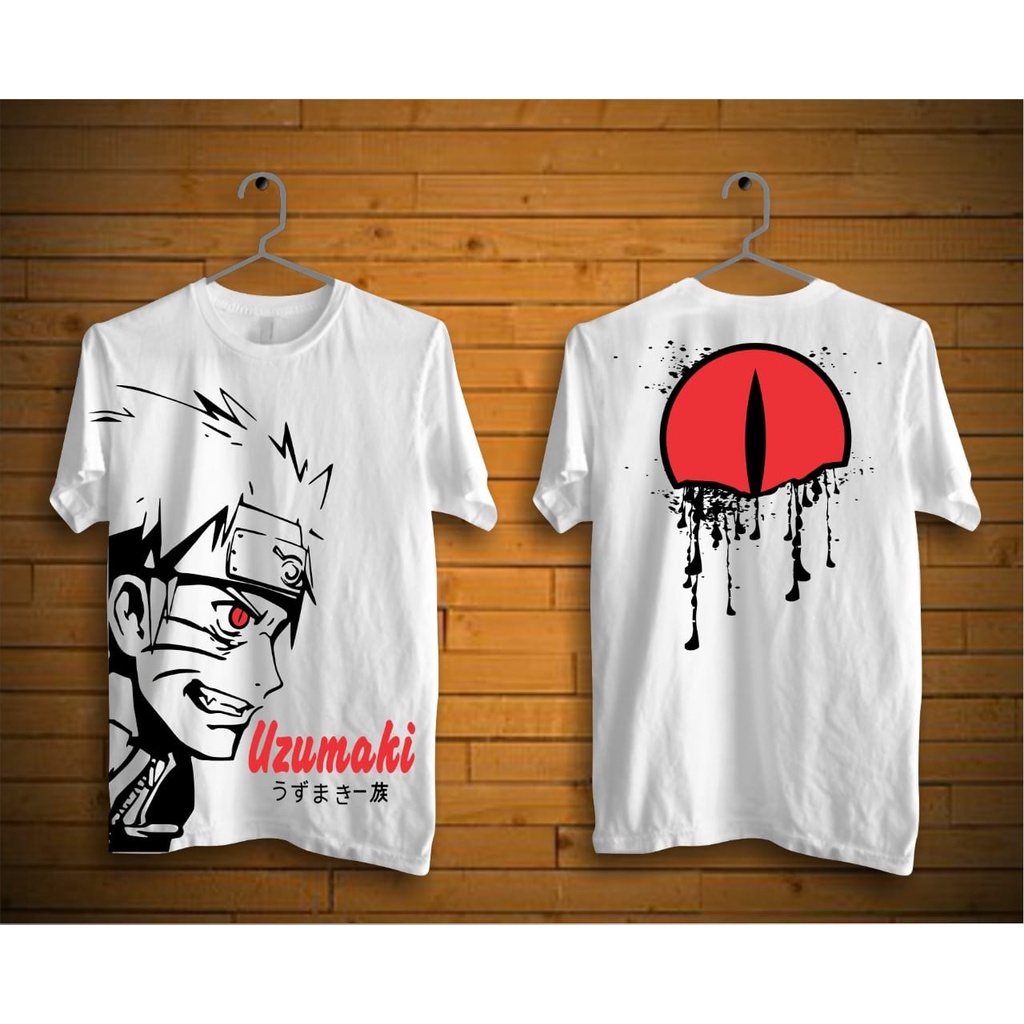 Jual Kaos Anime Yahiko Pain Akatsuki Naruto Uzumaki Kyubi Hinata Hyuga