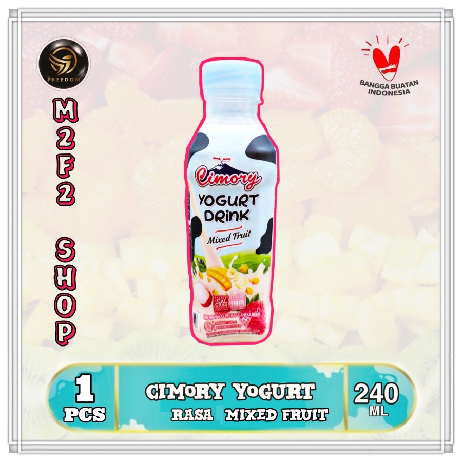 Jual Yogurt Cimory Drink Rasa Mixed Fruit Botol Pet 240 Ml Kemasan