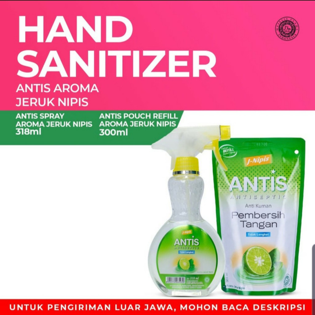 Jual Antis Hand Sanitizer Refill Pembersih Tangan Antiseptik Antis