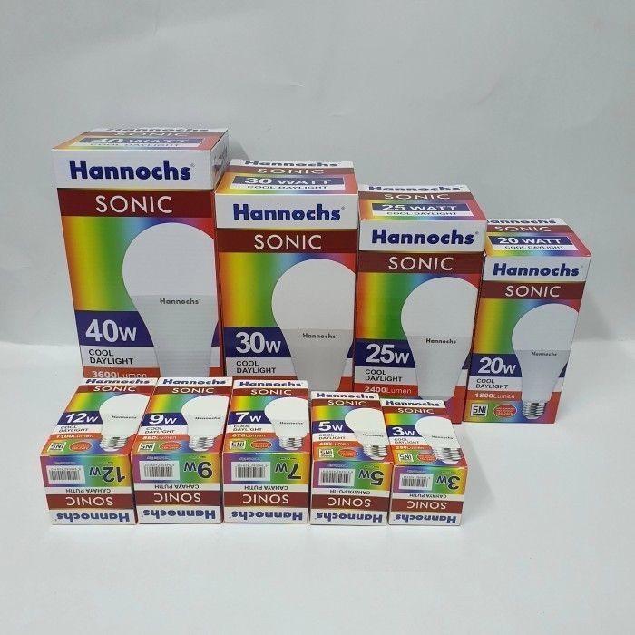 Jual Hannoch Lampu Led Hannochs Sonic Watt Bergaransi Shopee Indonesia