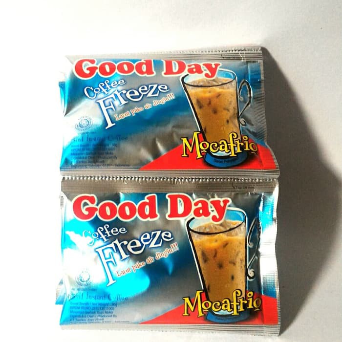 Jual Kopi GoodDay Good Day Freeze Mocafrio Renceng Isi 10 Pcs X 20