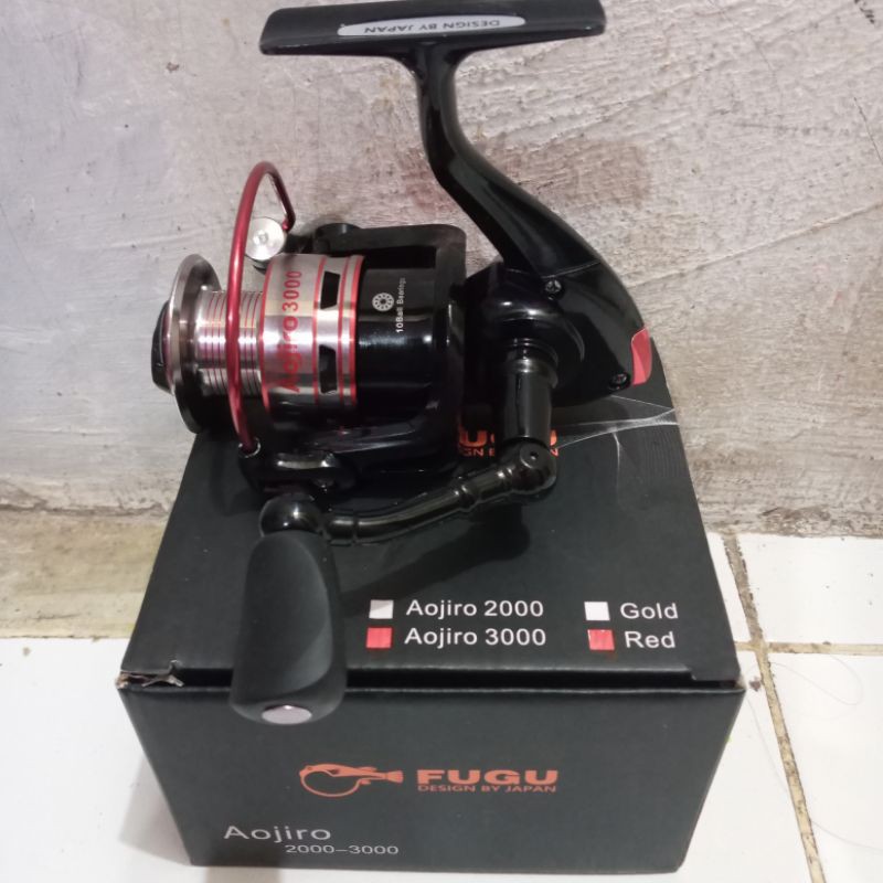 Jual Fugu Aojiro Reel Pancing Ball Bearing Design By Japan