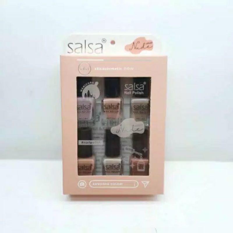 Jual SALSA NUDE SALSA NAIL POLISH SALSA CAT KUKU NUDE SERIES 8 ML