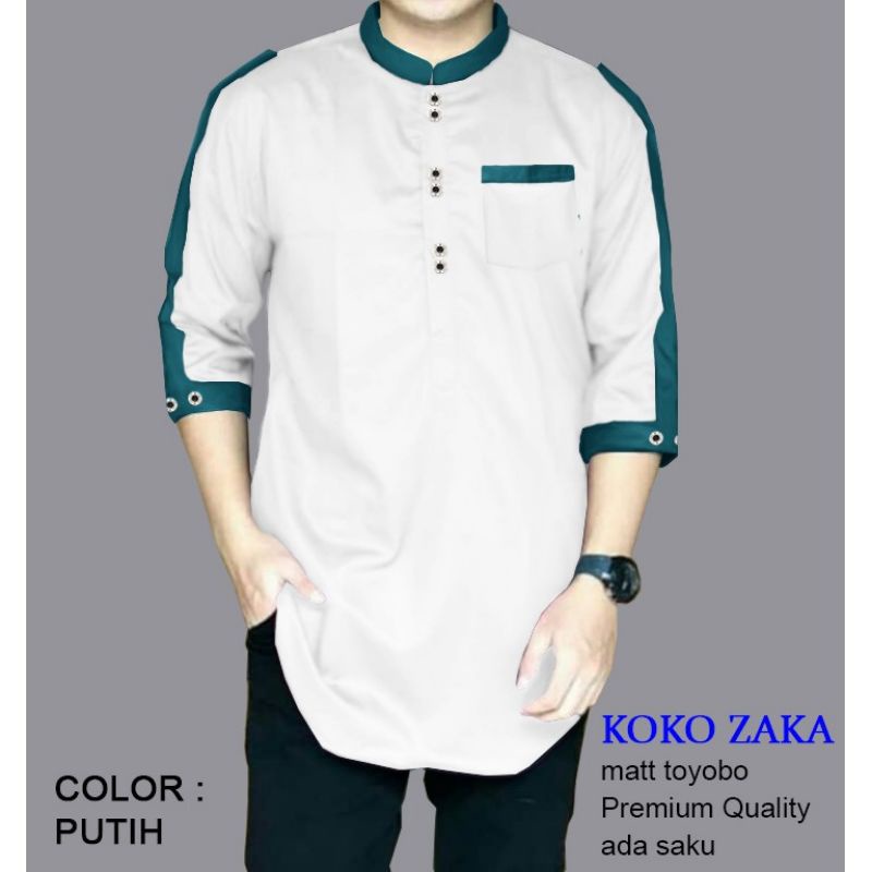 Jual Baju Koko Muslim Atasan Pria Busana Muslim Kurta Bahan Premium