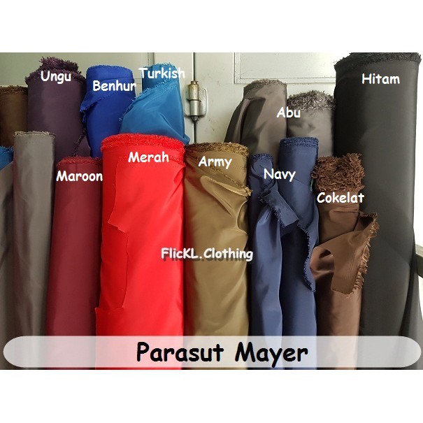 Jual Bahan Kain Mayer Parasit Parasut Anti Air Shopee Indonesia