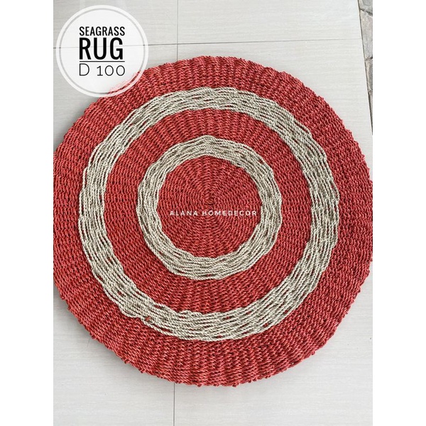 Jual Rug Seagrass Karpet Anyaman Bulat Diameter 100 Cm Shopee Indonesia