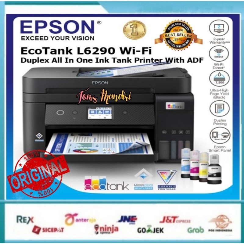 Jual Epson L Wifi Duplex All In One Ink Tank Printer With Adf