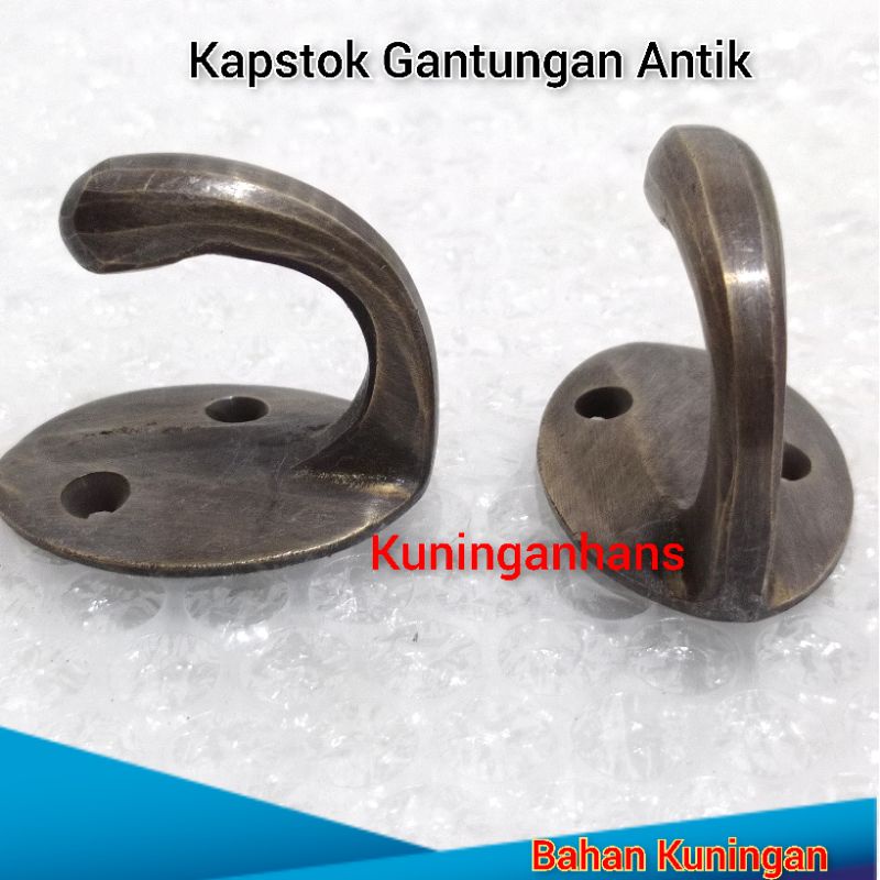 Jual Kapstok Gantungan Baju Satuan Kuningan Antik Unik Klasik Kapstok