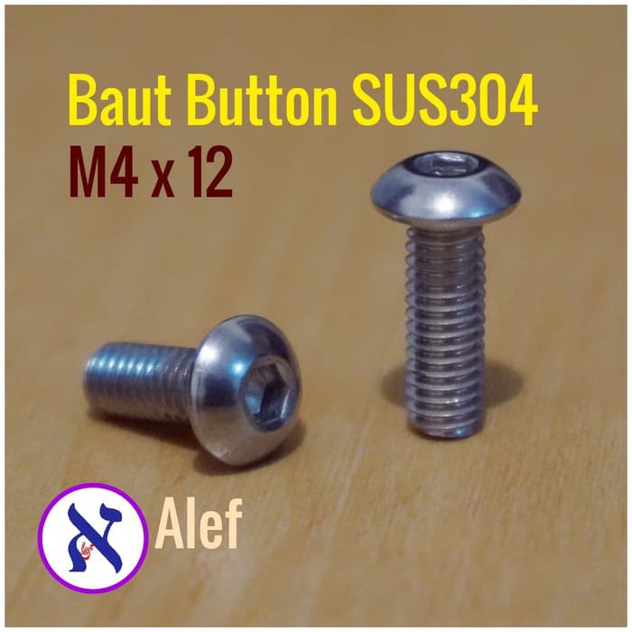 Jual Pcs Baut Button L M X Kepala Payung Sus Stainless Bolt