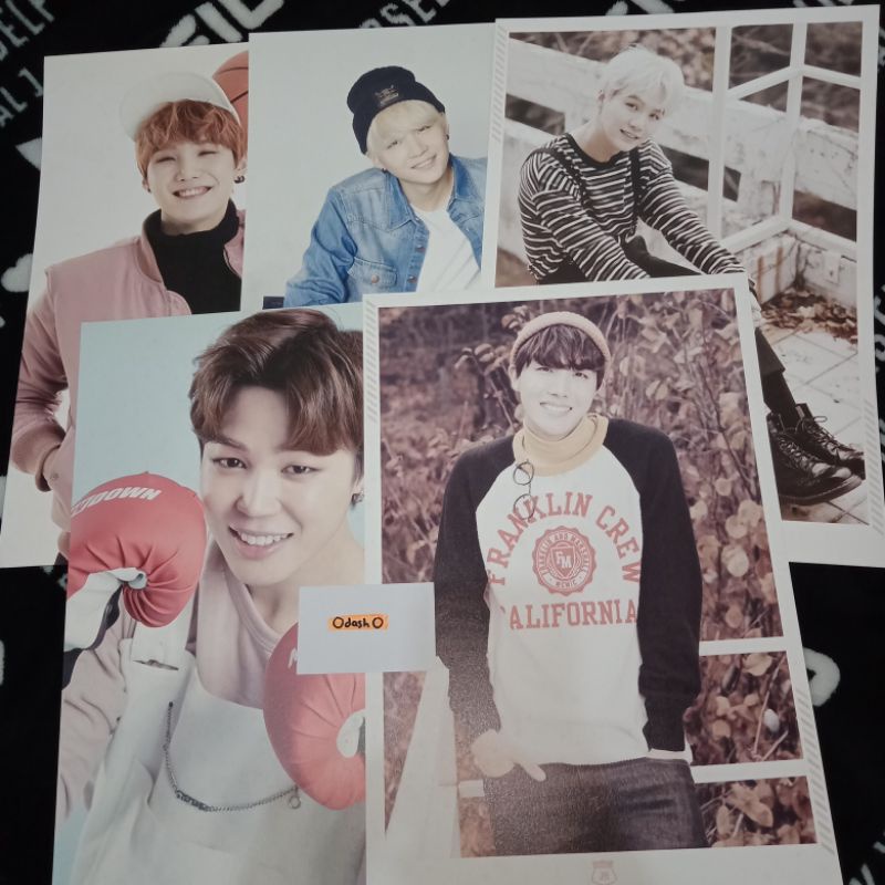 Jual Mini Poster Suga Jimin Jhope Begins Undercover Mission 2nd Muster