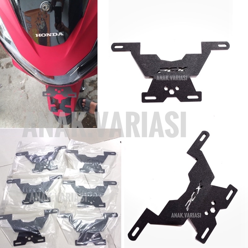 Jual Plat Nomor Pcx I Kumis Pcx Cc I Breket Plat Nomor Pcx I