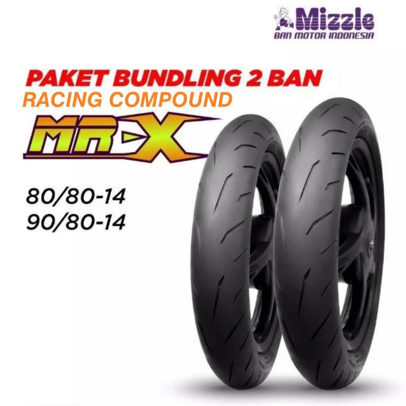 Jual BAN MIZZLE MR X FOR RACING SOFT COMPOUND 90 80 14 80 80 14