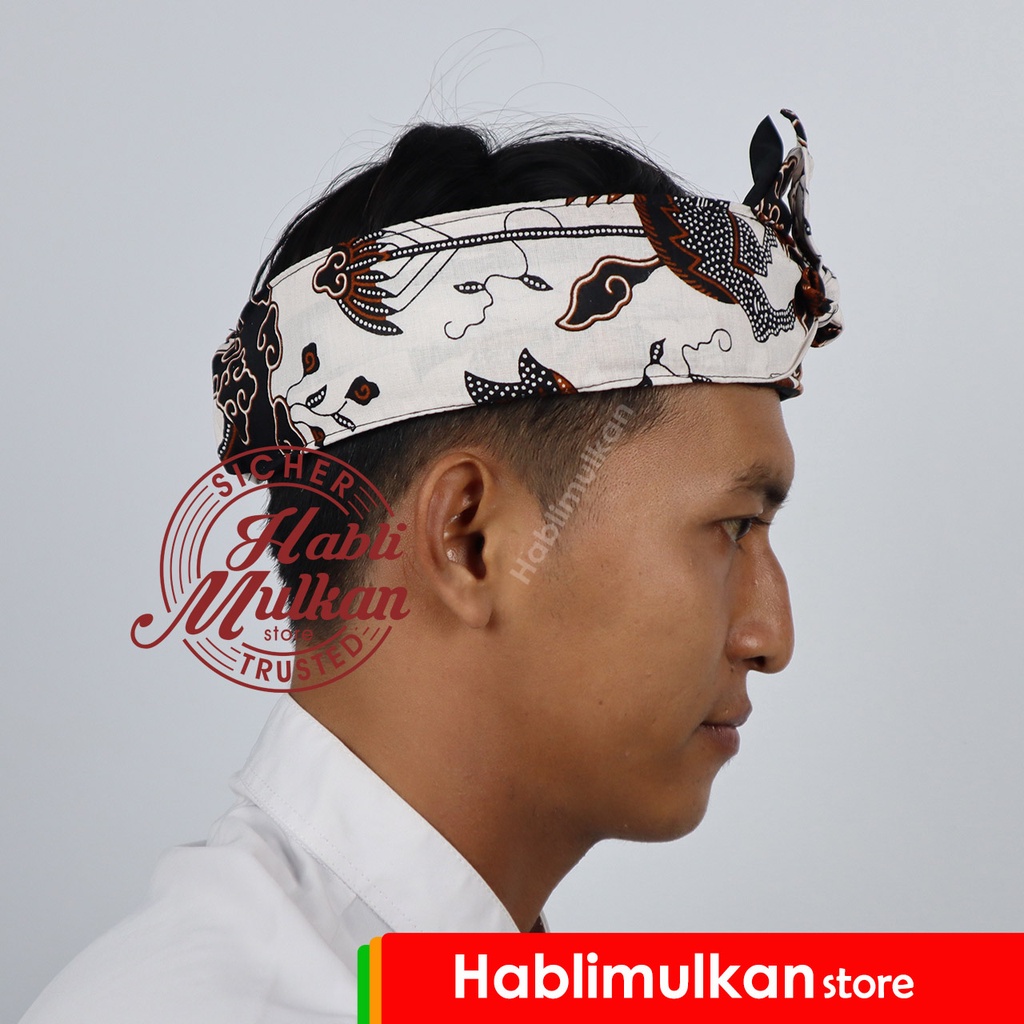 Jual Iket Kepala Tradisional Sunda Jawa Batik Singo Barong Bukan