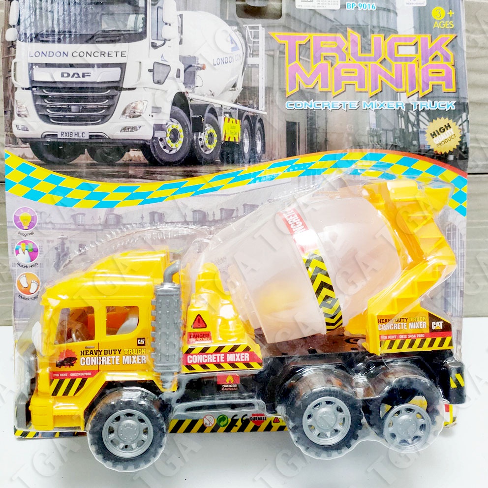 Jual Truk Mania Molen Mainan Truk Konstruksi Concrete Mixer