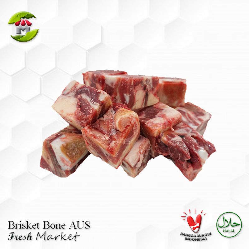 Jual Tulang Iga Gondrong Sapi Brisket Bone AUS Premium Import 500gr