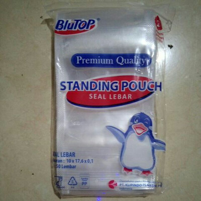 Jual Standing Pouch 10x17 6 Seal Lebar Blutop Shopee Indonesia