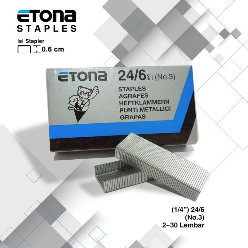 Jual Isi Staples Etona No Shopee Indonesia