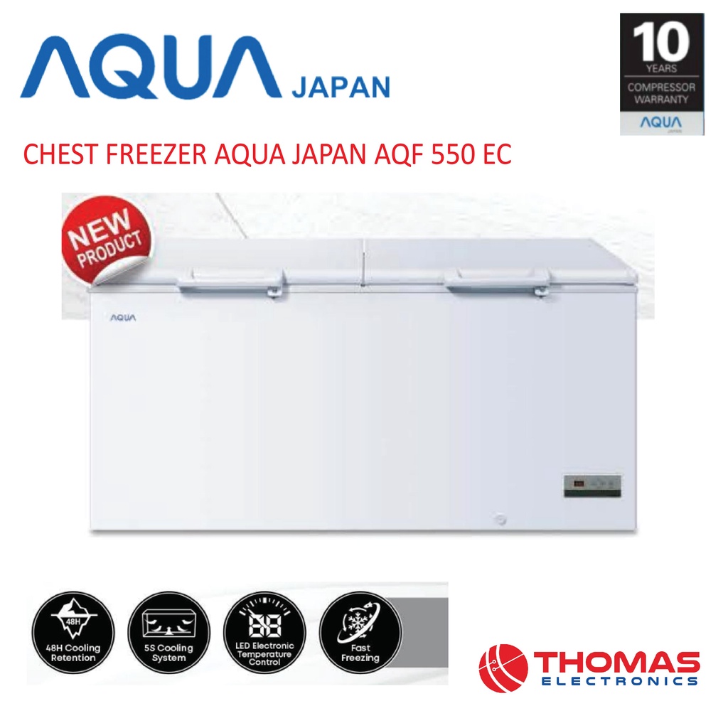 Jual Chest Freezer Aqua Japan Aqf Ec Freezer Box Aqua Aqf Ec