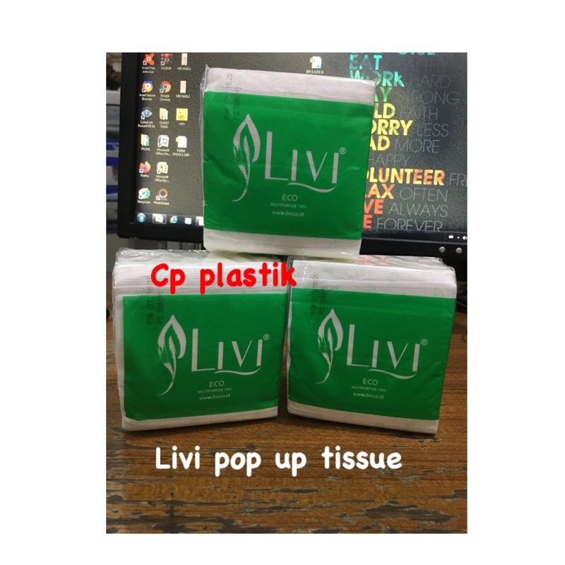 Jual Tissue Pop Up Livi Tissue Livi Multi Purpose Isi Lbr