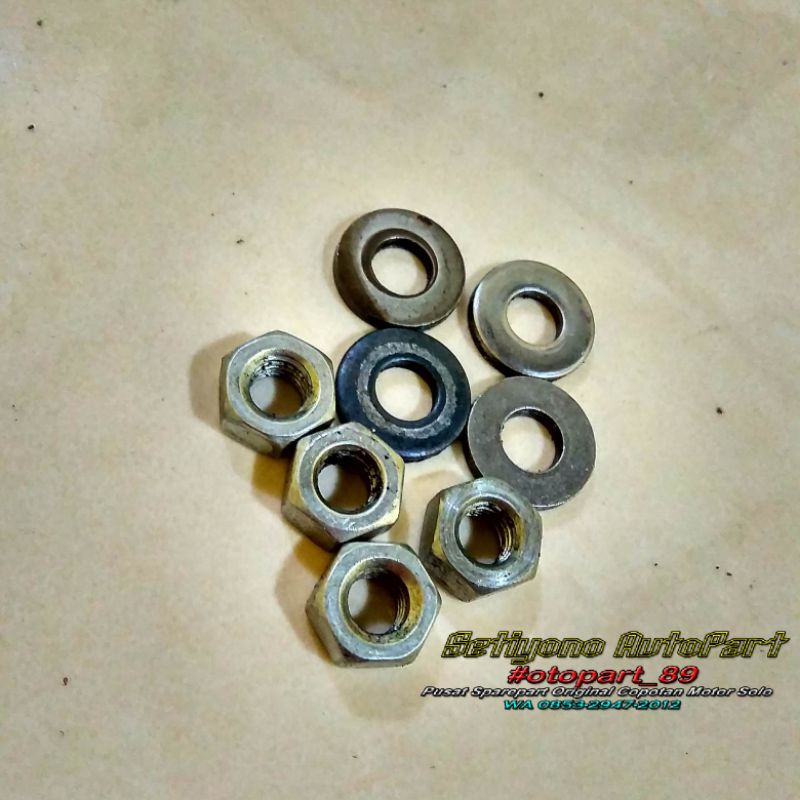 Jual Mur Dan Ring Baut Ancer Mur Tusuk Sate Beat Vario Scoopy Ukuran