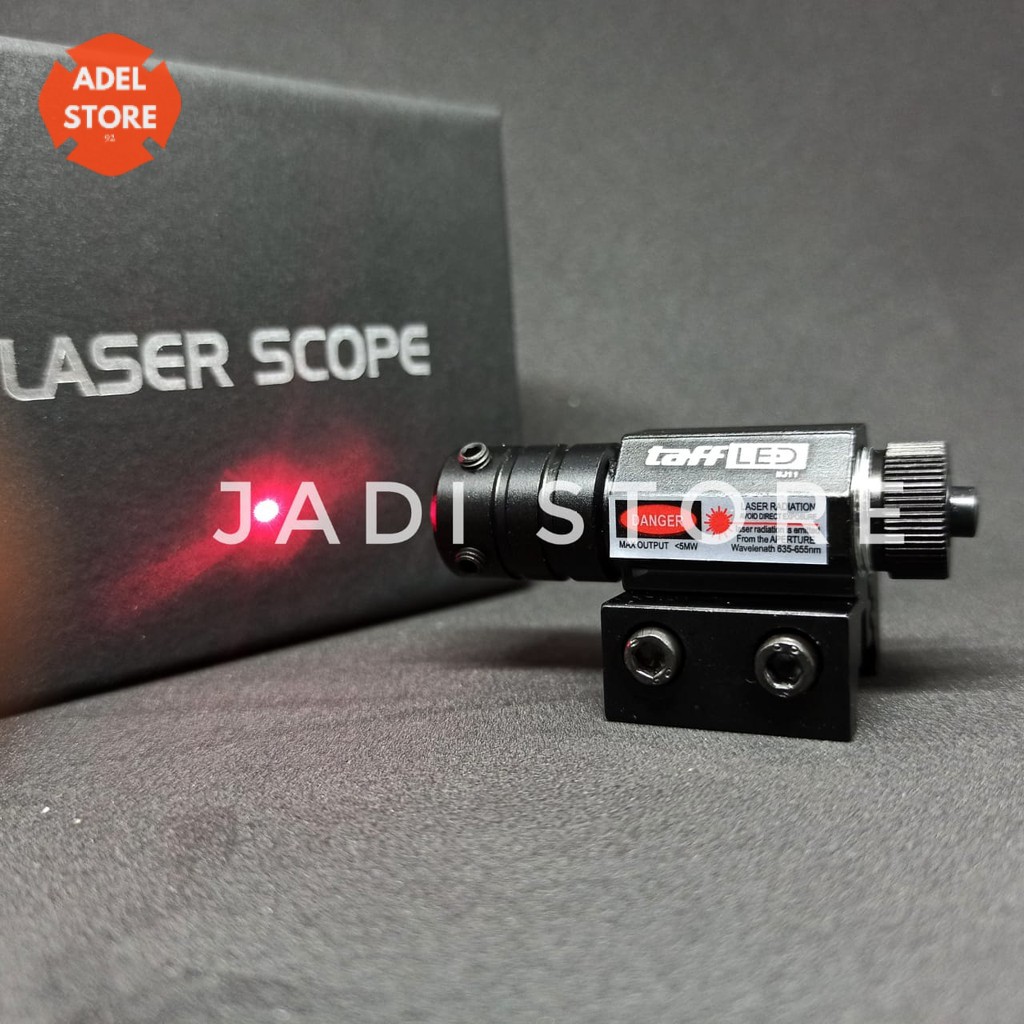 Jual Lampu Laser Senapan Warna Merah Red Laser Scope Tactical Red Dot