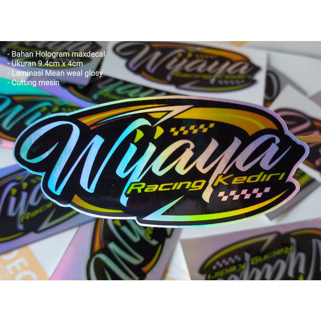 Jual Sticker Bengkel Lengkap Terbaru Viral Sticker Bengkel Hologram