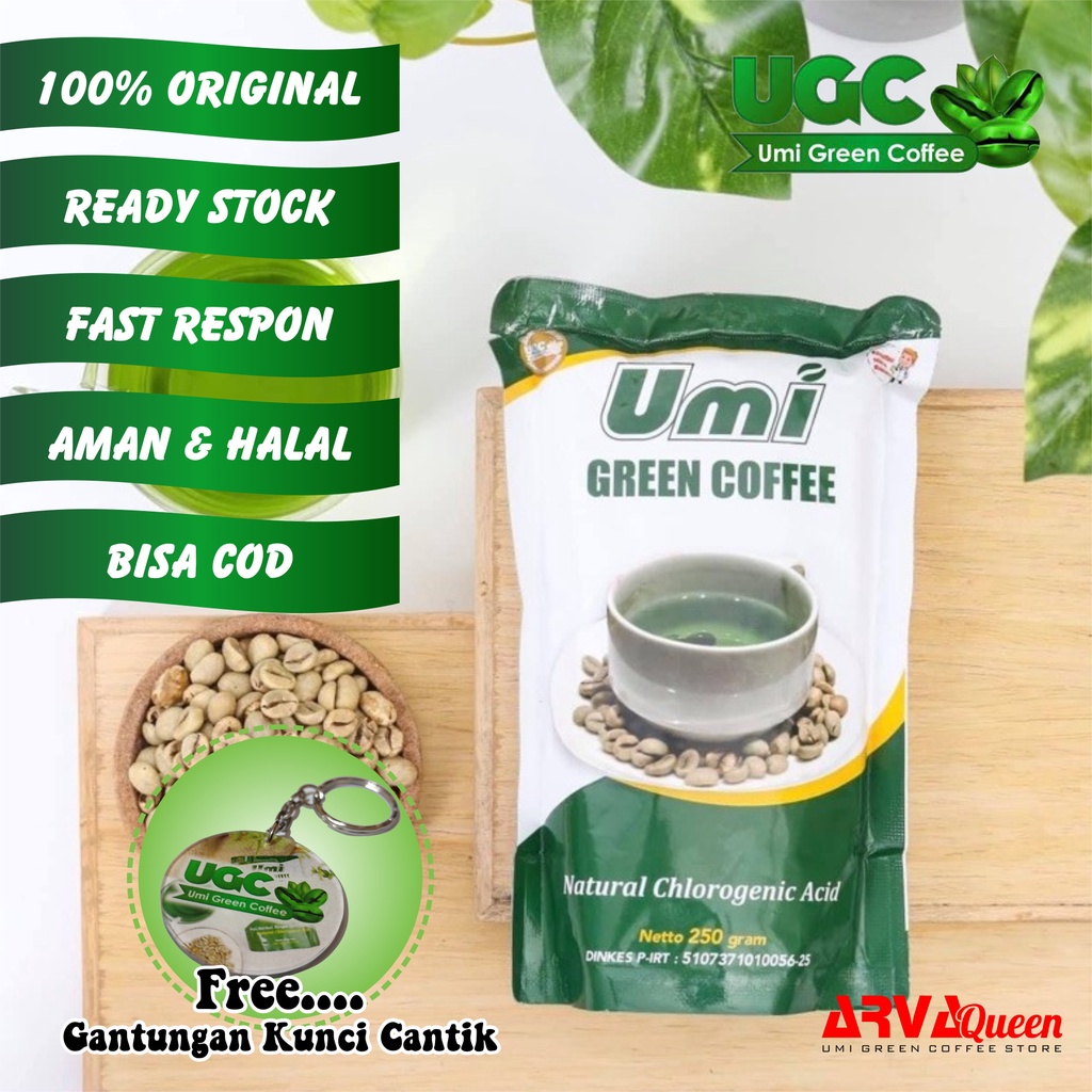 Jual Umi Green Coffee Ugc Pelangsing Badan Original Bpom Halal Gr