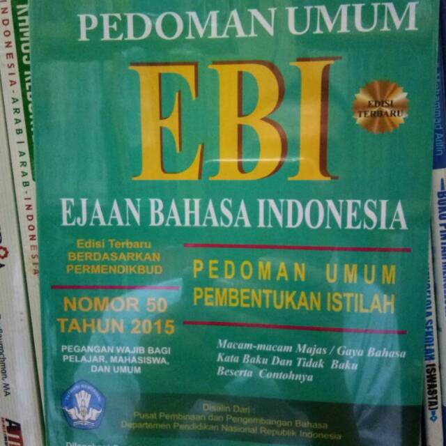 Jual Pedoman Umum EBI Ejaan Bahasa Indonesia Shopee Indonesia