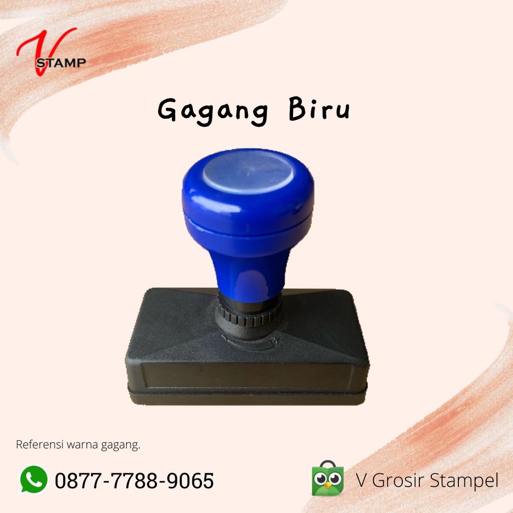 Jual Gagang Stempel Warna Ukuran 2255 Mm Grosir Bahan Stempel Flash CB