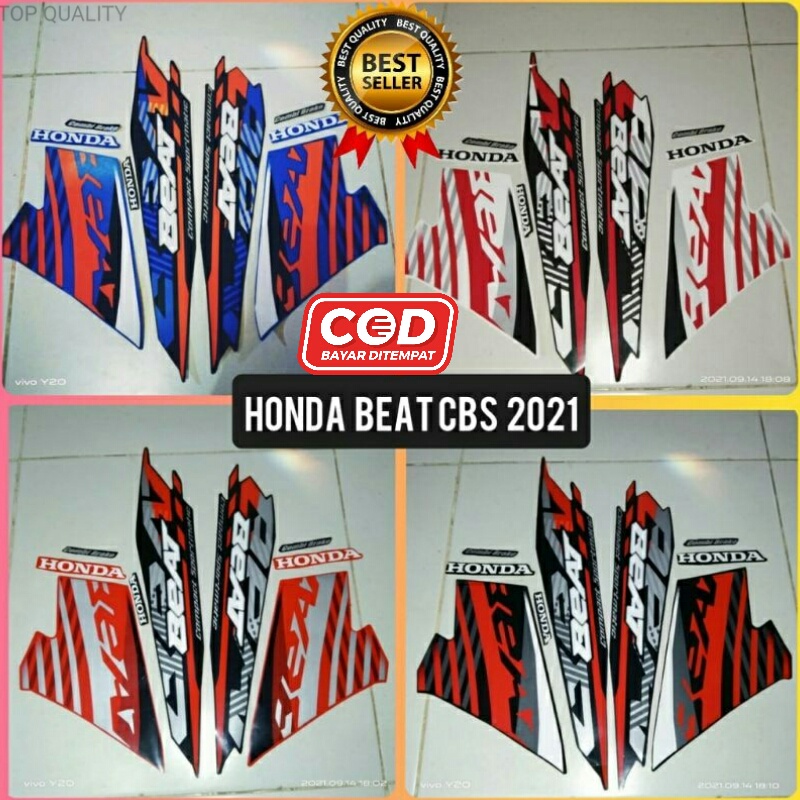 Jual Stiker Sticker Striping Motor Honda Beat Cbs Shopee Indonesia