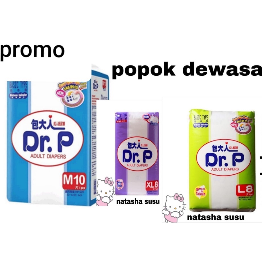 Jual Dr P Adult Diapers Basic Popok Dewasa Shopee Indonesia