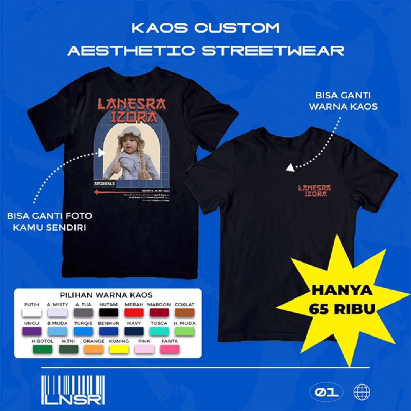 Jual Sehari Jadi Kaos Custom Bucin Aesthetic Street Wear Kaos