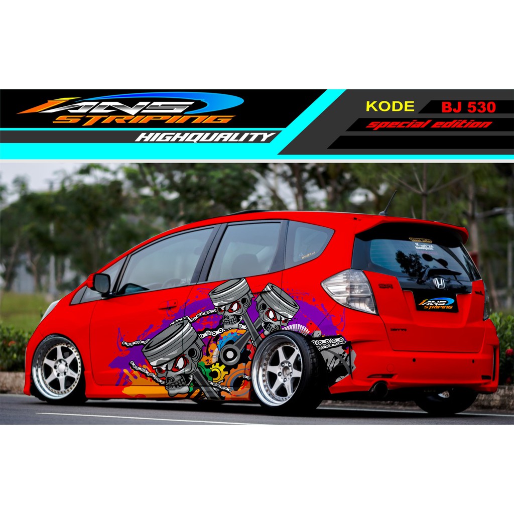 Jual Decal Sticker Mobil Jazz Agya Brio Yaris Swift Stiker Mobil