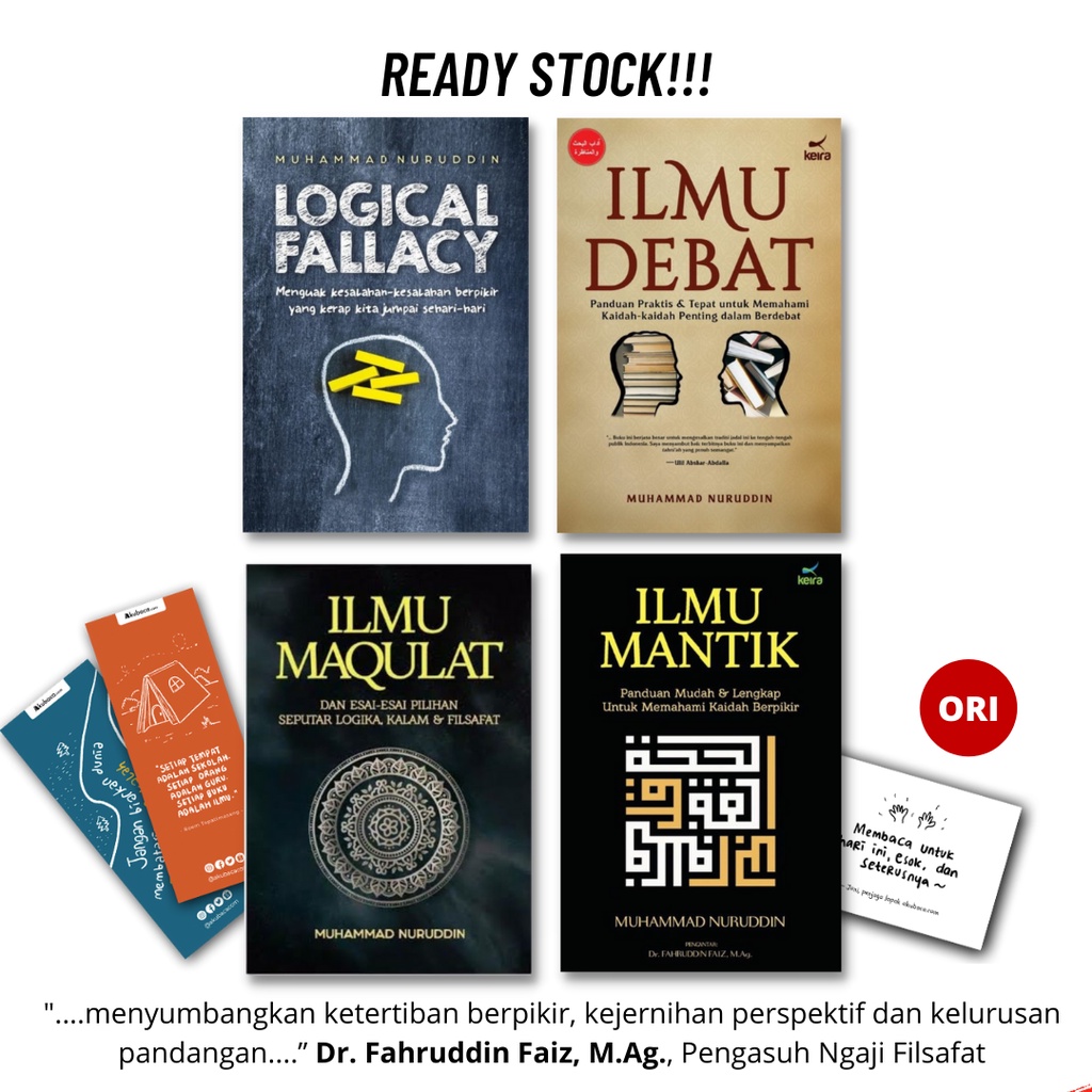 Jual Ready ORIGINAL Buku Muhammad Nuruddin Ilmu Mantik Ilmu Debat