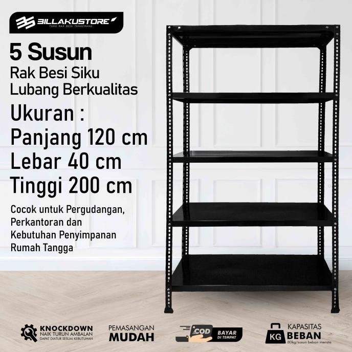 Jual Rak Siku Besi Serbaguna Cm X Cm X Cm Shopee Indonesia