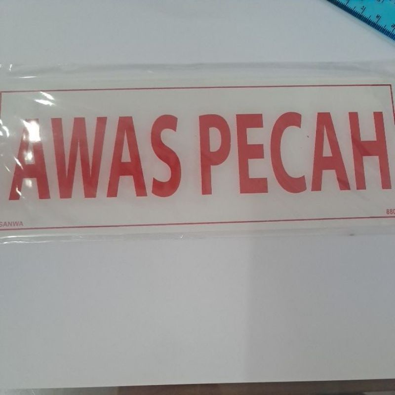 Jual Sign Board Awas Pecah Shopee Indonesia