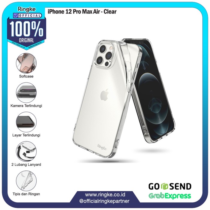 Jual PROMO Ringke IPhone 12 Pro Max Air Softcase Slim Armor Anti Crack