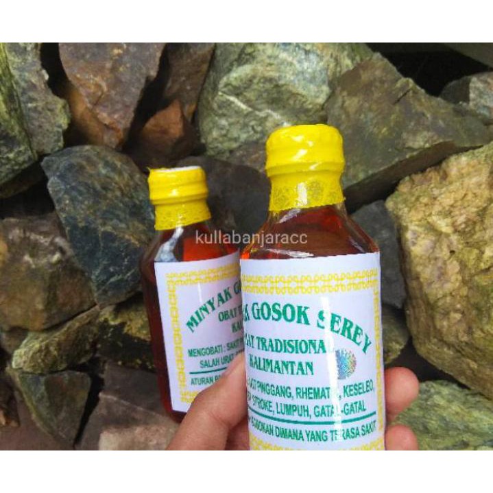 Jual Minyak Gosok Serey Obat Tradisional Khas Kalimantan Turun Temurun