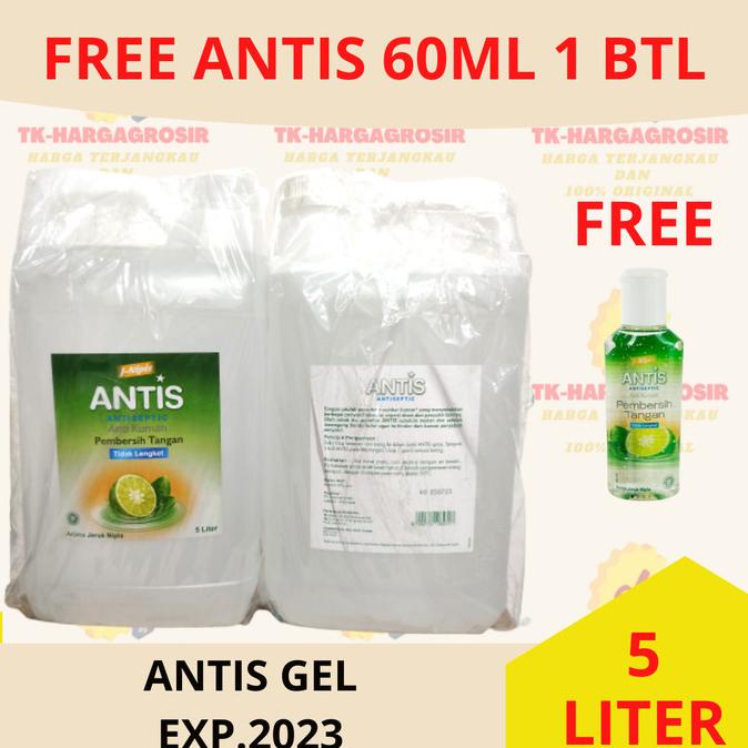 Jual ANTIS Cair 5 Liter Antis Gel 5 Liter Shopee Indonesia